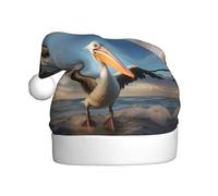 YYHWHJDE Chapeau de Noël amusant à motif pélican pour adulte, doux et moelleux, idéal pour une utilisation à long terme