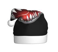 YYHWHJDE Chapeau de Noël avec imprimé esprit maléfique pour adulte, convient pour Halloween, Noël et Nouvel An