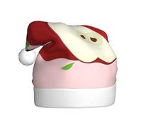 YYHWHJDE Chapeau de Noël avec imprimé fruits rouges pour adulte, accessoire de qualité doux, léger et moelleux