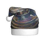 YYHWHJDE Chapeau de Noël avec motif de boussole de tarot pour adulte, doux, léger et moelleux pour homme et femme