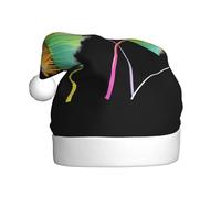 YYHWHJDE Chapeau de Noël coloré à motif de pétales de pissenlit pour adulte, doux et moelleux, idéal pour une utilisation à long terme