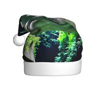 YYHWHJDE Chapeau de Noël Fresh Spring Stream Pattern pour adulte - Accessoire festif de qualité fabriqué doux et léger