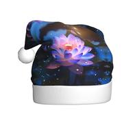 YYHWHJDE Chapeau de Noël imprimé fleur de lotus pour adulte Halloween fête pour homme et femme