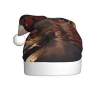 YYHWHJDE Chapeau de Noël imprimé Londres durable pour adulte pour Halloween, Noël, Nouvel An