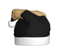 YYHWHJDE Chapeau de Noël imprimé pain doux pour adulte, ce qui en fait un cadeau amusant et durable pour homme et femme