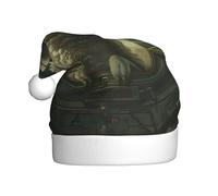 YYHWHJDE Chapeau de Noël imprimé « The Lamb in the Spaceship » pour adulte, accessoire festif de qualité, doux, léger