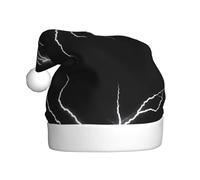 YYHWHJDE Chapeau de Noël imprimé The Rhythm of Heavy Rain pour adulte, ce qui en fait un cadeau amusant et durable pour homme et femme