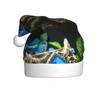 YYHWHJDE Chapeau de Noël Lost Magic Ring Prints pour adulte - Accessoire festif de qualité - Doux et léger