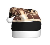 YYHWHJDE Chapeau de Noël luxueux avec imprimé palais de chocolat pour adulte, ce qui en fait un cadeau amusant et durable pour homme et femme