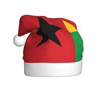 YYHWHJDE Chapeau de Noël motif drapeau de la Guinée-Bissau pour adulte, doux, léger et moelleux, pour homme et femme