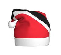 YYHWHJDE Chapeau de Noël motif drapeau de Trinité-et-Tobago pour adulte, doux et moelleux, idéal pour une utilisation à long terme
