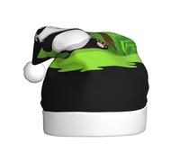 YYHWHJDE Chapeau de Noël panda dans un manoir vert pour adulte, ce qui en fait un cadeau amusant et durable pour homme et femme