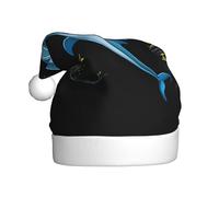 YYHWHJDE Chapeau de Noël pour adulte Motif dauphins enchevêtrés dans des branches de saule doux et léger