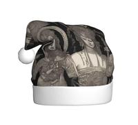 YYHWHJDE Chapeau de Noël uni de style européen pour adulte - Accessoire festif de qualité fabriqué doux et léger