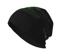 YYHWHJDE Chapeau de Saint Patrick imprimé adulte mode tricot chapeau élastique chaud pour homme et femme noir