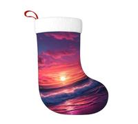 YYHWHJDE Chaussette de Noël à motif d'aube - Accessoire décoratif moelleux et doux pour une utilisation en vrac par les femmes et les hommes