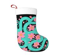 YYHWHJDE Chaussette de Noël à motif labyrinthe de pétales, accessoire décoratif moelleux et doux pour une utilisation en vrac par les femmes et les hommes