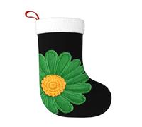 YYHWHJDE Chaussette de Noël tricotée à motif marguerite - Accessoire décoratif moelleux et doux pour une utilisation en vrac par les femmes et les hommes