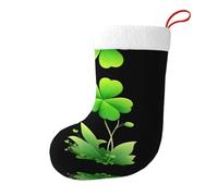 YYHWHJDE Chaussettes décoratives de Noël avec imprimé « The Clover Sways in the Breeze » - Ajoutez une touche festive à Halloween, Noël