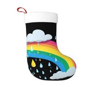 YYHWHJDE Chaussettes décoratives de Noël douces larmes d'une journée ensoleillée imprimées légères, avec une bonne sensation tactile pour Halloween, Noël et Nouvel An