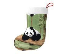 Yyhwhjde Chaussettes décoratives de Noël motif panda coquin, pour remplir de petits cadeaux tels que des bonbons et des petits jouets