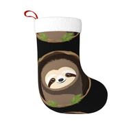 YYHWHJDE Chaussettes décoratives de Noël Paresseux doux dans un trou d'arbre Imprimées légères, avec une bonne sensation tactile pour Halloween, Noël et Nouvel An