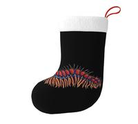 Yyhwhjde Chaussettes décoratives de Noël terrible avec image de mille-pattes pour remplir de petits cadeaux tels que des bonbons et des petits jouets