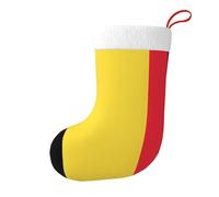 Yyhwhjde Chaussettes décoratives pour sapin de Noël, table de salle à manger Motif drapeau de la Belgique