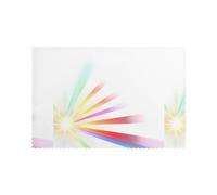 YYHWHJDE Confidence Shines Prints Lot de 6 sets de table épais et robustes pour une excellente résistance à l'usure, une bonne résistance aux plis