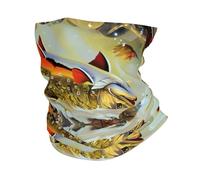 YYHWHJDE Couverture de tête et de cou élastique pour la pêche à la mouche - Couverture élastique sans couture pour la randonnée, le cyclisme et les voyages