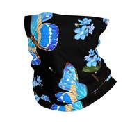 YYHWHJDE Couvre-lit de sport multifonction avec imprimé papillon coloré - Couvre-tête et cou élastique sans couture pour la randonnée, le cyclisme et les voyages