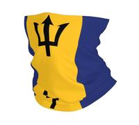 YYHWHJDE Couvre-lit de sport multifonction imprimé drapeau de la Barbade - Couvre-tête et cou élastique sans couture pour randonnée, cyclisme et voyage