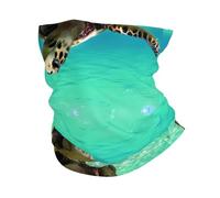 YYHWHJDE Couvre-lit de sport multifonction imprimé tortue de mer - Couvre-tête et cou élastique sans couture pour randonnée, cyclisme et voyage