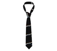 YYHWHJDE Cravate de style classique pour homme avec motif hirondelles volant dans l'arc-en-ciel Convient pour les vacances et le travail