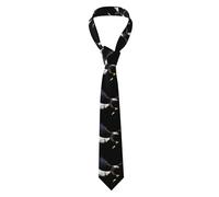 YYHWHJDE Cravate de style classique The Shadow of the Eagle Pattern pour homme - Convient pour les vacances et le travail