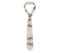 YYHWHJDE Cravate esquisse de la petite tortue pour homme - Cravate en fibre de polyester douce et confortable pour le travail, et les occasions spéciales