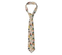 YYHWHJDE Cravate moderne du milieu du siècle pour homme, douce et confortable, ne se déforme pas, résistante à la décoloration, durable (145 x 8,2 cm)