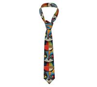 YYHWHJDE Cravate moderne pour homme avec motif chat - Style classique - Convient pour les vacances et le travail