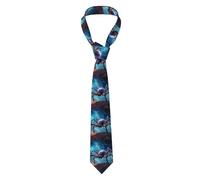 YYHWHJDE Cravate pour homme avec imprimé Big Spider in the Starry Sky, douce et confortable, ne se déforme pas, résistante à la décoloration, durable (145 x 8,1 cm)