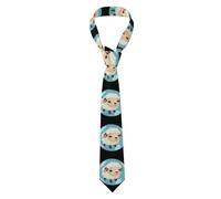 YYHWHJDE Cravate pour homme avec motif Little Sheep in the Bubble pour le travail, le travail, les anniversaires, les mariages, les fêtes, les banquets - Entretien facile - 145 x 7,9 cm