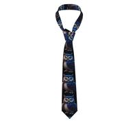 YYHWHJDE Cravate pour homme avec motif « The Owl That Never Sleeps » - Style classique - Convient pour les vacances et le travail