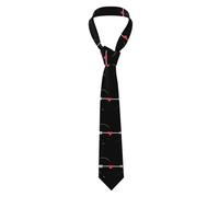 YYHWHJDE Cravate pour homme imprimée une flèche à travers le cœur, douce et confortable, ne se déforme pas, résistante à la décoloration, durable (57 x 3,2,5 cm)