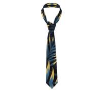 YYHWHJDE Cravate pour homme Leaves in the Dark Prints douce et confortable, ne se déforme pas, résistante à la décoloration, durable (145 x 8,1 cm)