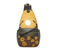 YYHWHJDE Cross Chest Bag Diagonally - Sac à bandoulière de qualité, durable et spacieux pour homme et femme Goodlooking Hello Sunshine Picture, noir, taille unique, Noir , Taille unique
