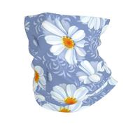 YYHWHJDE Daisy Blue Prints Couvre-lit de sport multifonction - Couvre-tête et cou élastique sans couture pour randonnée, cyclisme et voyage