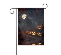 YYHWHJDE De nombreuses citrouilles imprimées drapeau de jardin décoration cour 30,5 x 45,7 cm épais mode