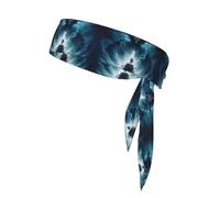 YYHWHJDE Devil in The Ocean Prints Bandeau de sport, décontracté, élastique, absorbant la transpiration, réglable, antidérapant
