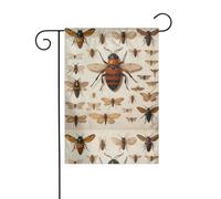YYHWHJDE Divers insectes imprimés drapeau de jardin décoration cour 30,5 x 45,7 cm pour jardin, terrasse, balcon