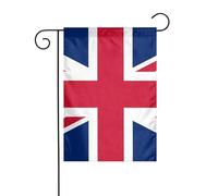YYHWHJDE Drapeau britannique imprimé drapeau de jardin décoration cour 30,5 x 45,7 cm pour jardin, terrasse, balcon