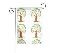YYHWHJDE Drapeau de jardin avec impression « Spring comes to a dead tree » - Décoration de cour - 30,5 x 45,7 cm - Pour jardin, terrasse, balcon